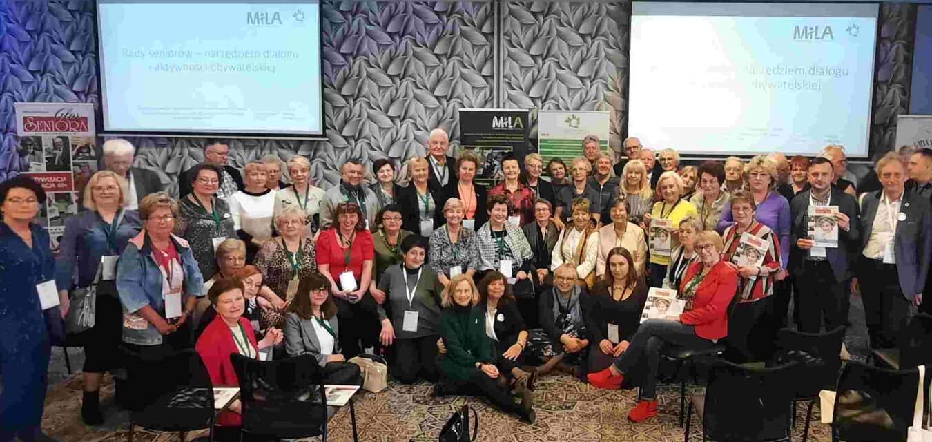 Zdjęcie ze zjazdu członków Małopolskiej Sieć Rad Seniorów